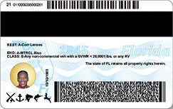drivers license barcode back