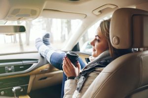 Driving with Feet on the Dashboard