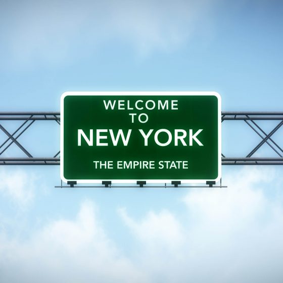 Welcome to NY Sign