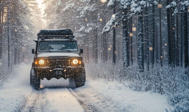 Driving in the snow