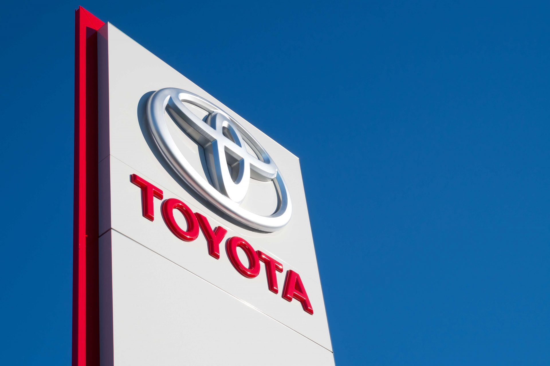 Toyota sign