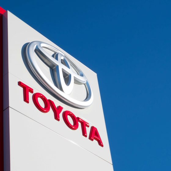 Toyota sign