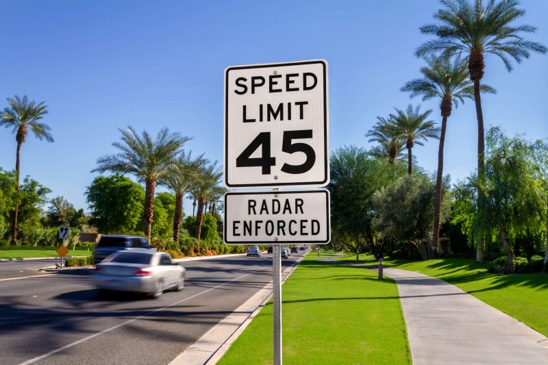 FL speed limit sign